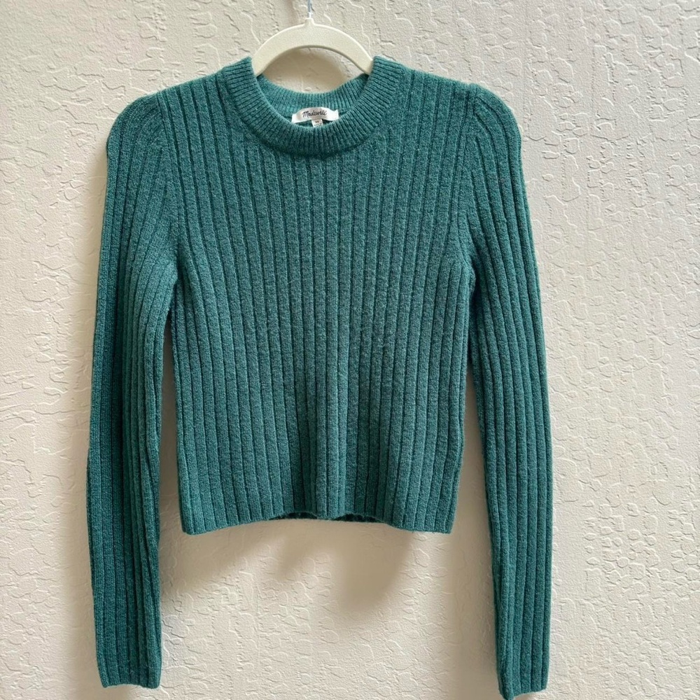 Madewell Readfield Pullover Sweater - Size XS - Green